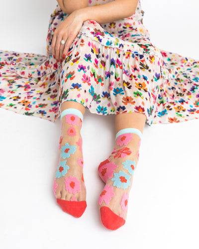 Sock Candy flower socks cute womens socks