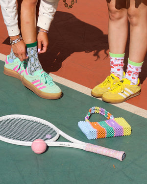 Sock Candy tennis crew socks cute women's tennis socks